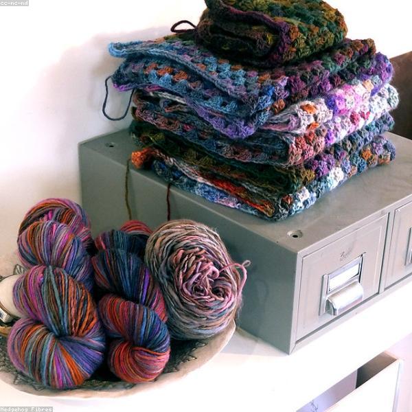 Wool & linen throw