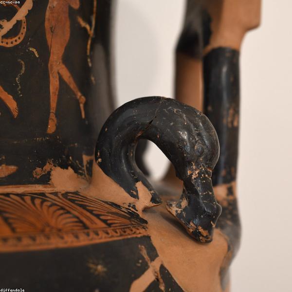 Glazed stoneware vase